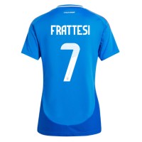 Maglia Calcio Italia Davide Frattesi #7 Prima Divisa Donna Europei 2024 Manica Corta